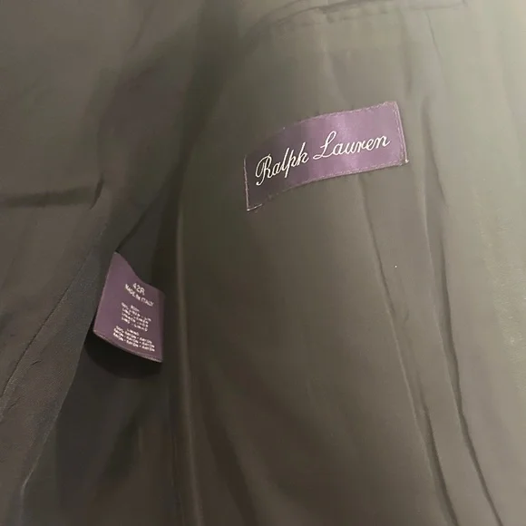 Ralph Lauren Purple Label Charcoal Blazer